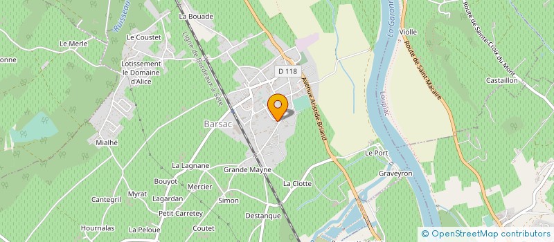 localisation de l'entreprise SCI BASSIBEY  LANDIRAS