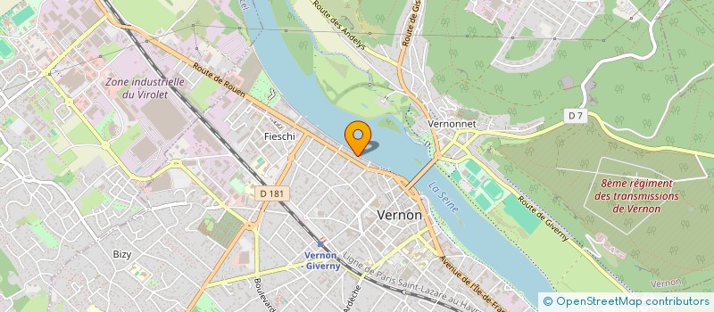 localisation de l'entreprise SCI BASSIERE  VERNON