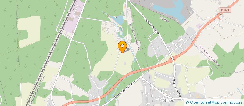 localisation de l'entreprise SCI BASTA LES FORGES  SAINT-VINCENT-DE-PAUL