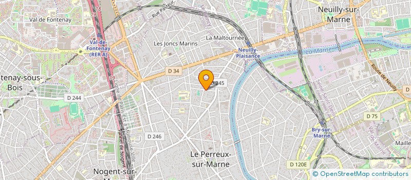localisation de l'entreprise SCI BASTANI BP  LE PERREUX-SUR-MARNE