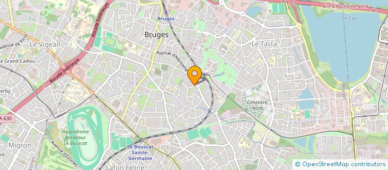 localisation de l'entreprise SCI BASTE  BRUGES