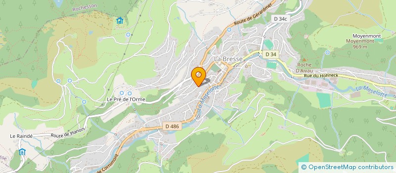 localisation de l'entreprise SCI BASTELLES  LA BRESSE