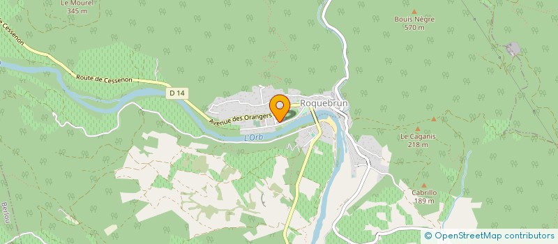 localisation de l'entreprise SCI BASTER PRIESTNER  ROQUEBRUN