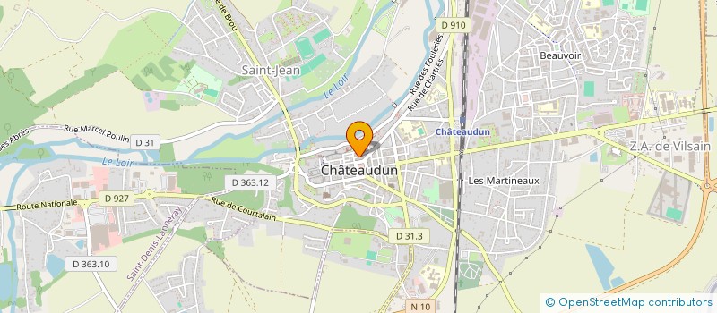 localisation de l'entreprise SCI BASTET à CHATEAUDUN