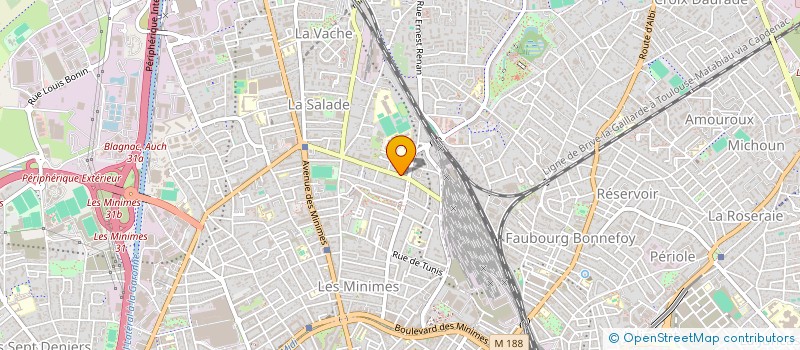 localisation de l'entreprise SCI BASTET  TOULOUSE