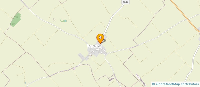 localisation de l'entreprise SCI BASTET  TOURAILLES