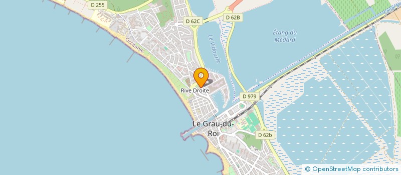 localisation de l'entreprise SCI BASTET  LE GRAU-DU-ROI