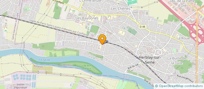 localisation de l'entreprise SCI BASTET  HERBLAY-SUR-SEINE