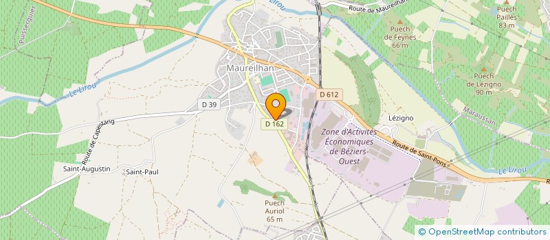 localisation de l'entreprise SCI BASTHIBAUT  MAUREILHAN