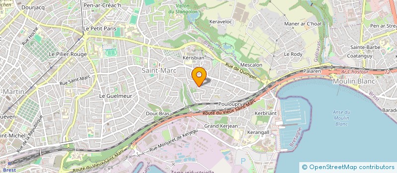 localisation de l'entreprise SCI BASTHO  BREST