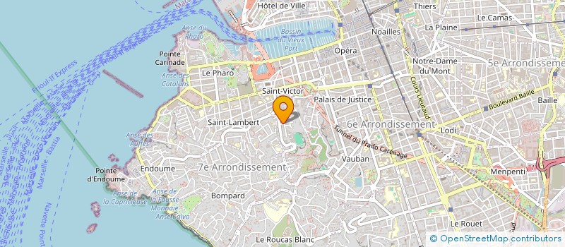 localisation de l'entreprise SCI BASTIA à MARSEILLE