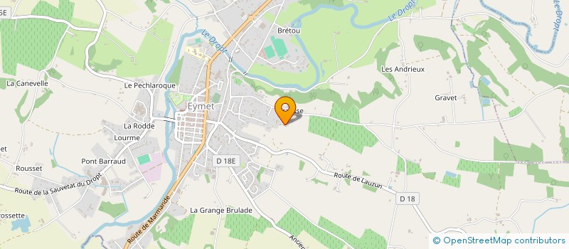 localisation de l'entreprise SCI BASTIDA AYMET  EYMET