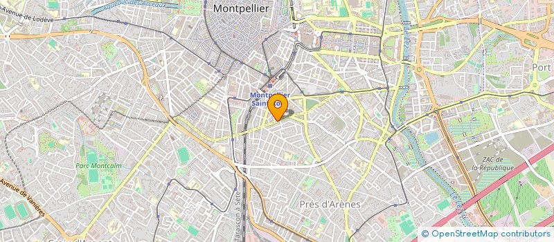 localisation de l'entreprise SCI BASTIDE à MONTPELLIER