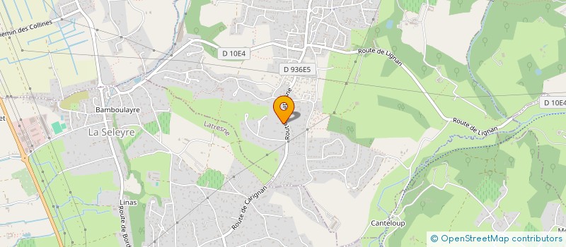 localisation de l'entreprise SCI BASTIDE  CARIGNAN-DE-BORDEAUX