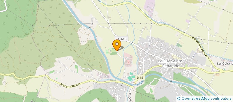 localisation de l'entreprise SCI BASTIDE D ARNAJON  LE PUY-SAINTE-REPARADE