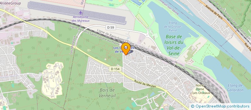 localisation de l'entreprise SCI BASTIDE DES CAMINETS  VERNEUIL-SUR-SEINE