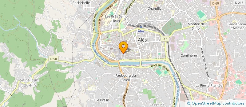 localisation de l'entreprise SCI BASTIDE DUFOUR MAUPAS ET KERJEAN  ALES