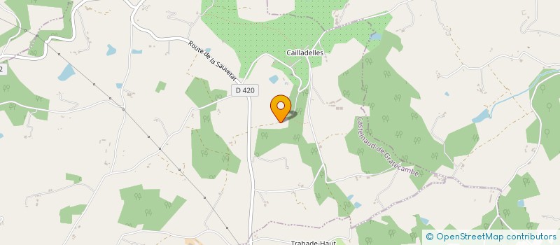 localisation de l'entreprise SCI BASTIDE RENOVATION  CASTELNAUD-DE-GRATECAMBE