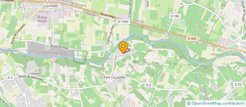 localisation de l'entreprise SCI BASTIDE ROSE  OPPEDE