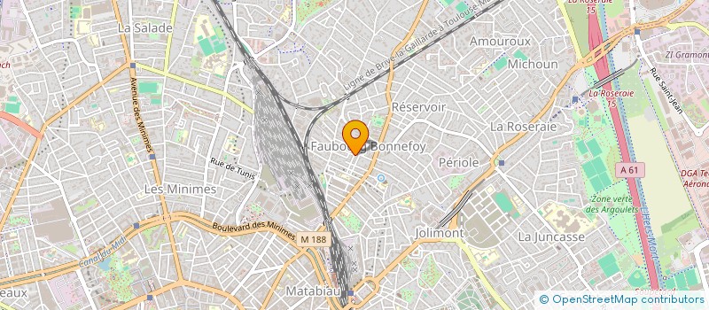 localisation de l'entreprise SCI BASTIDE-SCHMITT à TOULOUSE