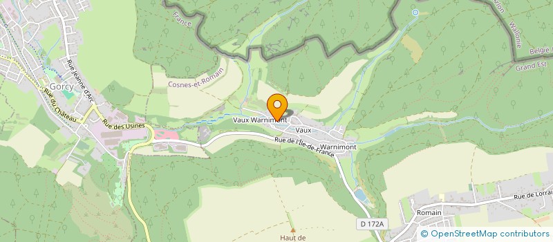 localisation de l'entreprise SCI BASTIEN  COSNES-ET-ROMAIN