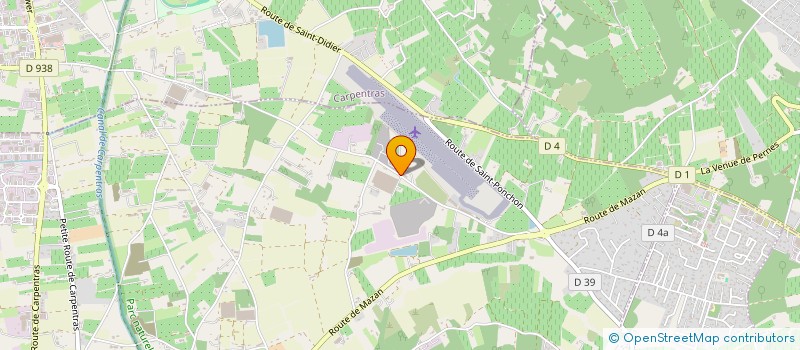 localisation de l'entreprise SCI BASTIEN  PERNES LES FONTAINES