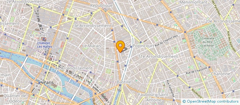 localisation de l'entreprise SCI BASTILLE  PARIS