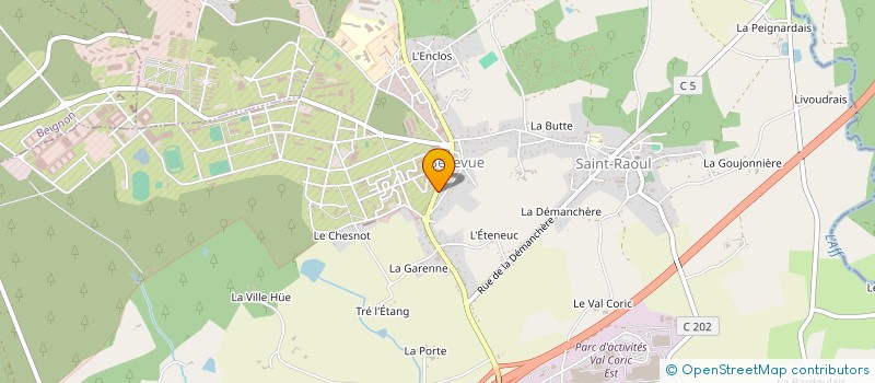 localisation de l'entreprise SCI BASTILLE  GUER