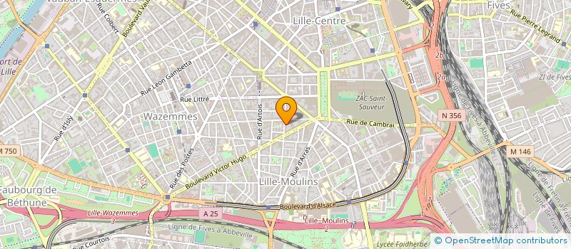 localisation de l'entreprise SCI BASTILLE à LILLE