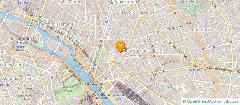 localisation de l'entreprise SCI BASTILLE SAINT NICOLAS  PARIS