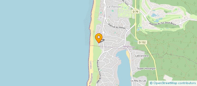 localisation de l'entreprise SCI BASTILY  SEIGNOSSE