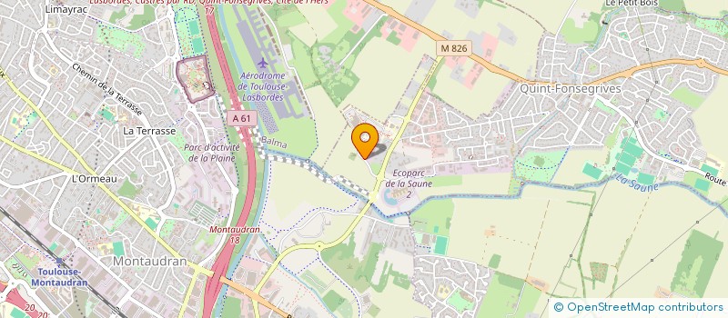 localisation de l'entreprise SCI BASTINVEST  QUINT-FONSEGRIVES