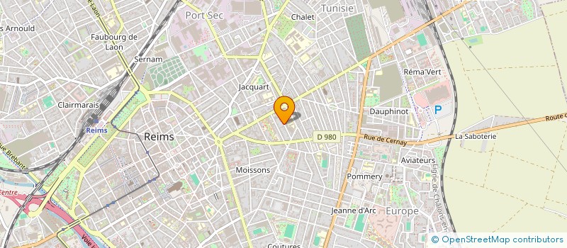 localisation de l'entreprise SCI BASTION 32  REIMS