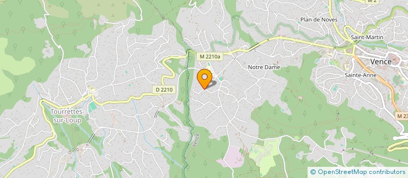 localisation de l'entreprise SCI BASV  VENCE