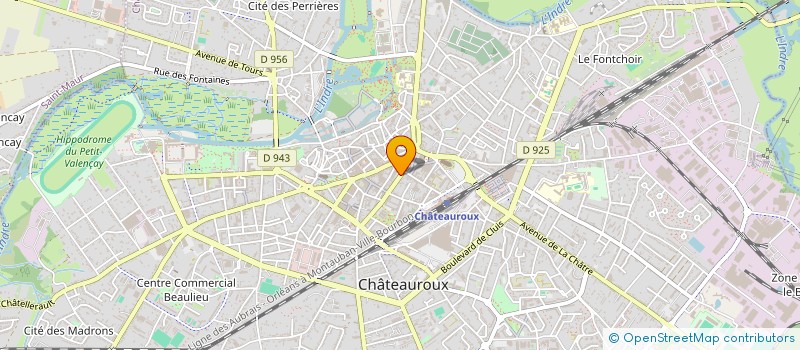 localisation de l'entreprise SCI BASYL à CHATEAUROUX