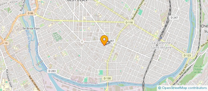 localisation de l'entreprise SCI BAT à SAINT-MAUR-DES-FOSSES