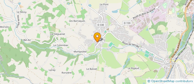 localisation de l'entreprise SCI BAT  SAVIGNY