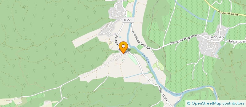 localisation de l'entreprise SCI BAT'AU SOLEIL  GOUDARGUES