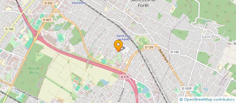 localisation de l'entreprise SCI BAT BE  SAINT-LEU-LA-FORET