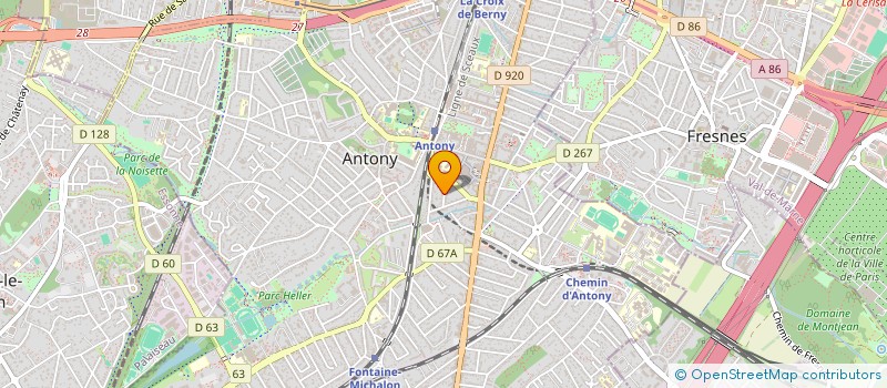 localisation de l'entreprise SCI BAT-CLE-AG à ANTONY