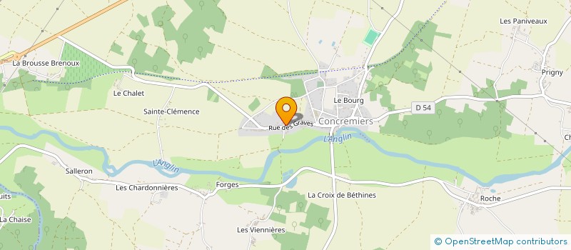 localisation de l'entreprise SCI BAT HYR à CONCREMIERS