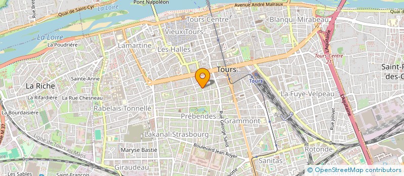 localisation de l'entreprise SCI BAT MCE  TOURS