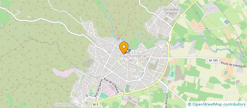 localisation de l'entreprise SCI BAT SUD à COURNONTERRAL