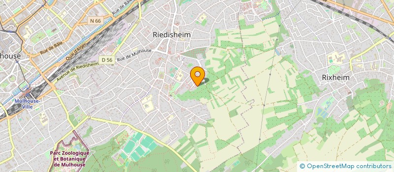 localisation de l'entreprise SCI BAT36  RIEDISHEIM