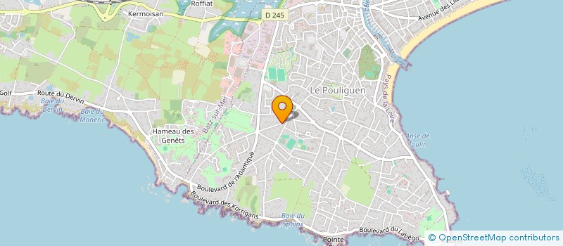 localisation de l'entreprise SCI BATAILLE  LE POULIGUEN