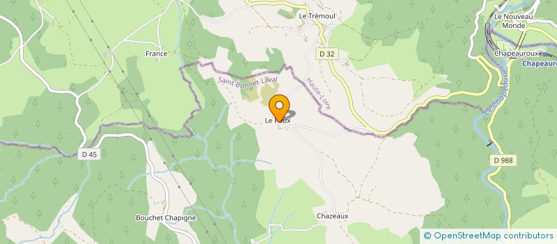 localisation de l'entreprise SCI BATAILLE  BEL-AIR-VAL-D'ANCE