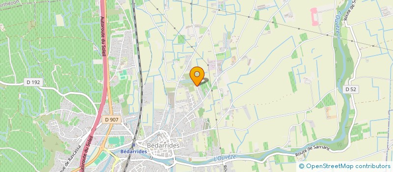localisation de l'entreprise SCI BATAILLE ACS  BEDARRIDES