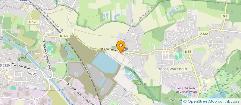 localisation de l'entreprise SCI BATAILLE IMMO  ROOST-WARENDIN