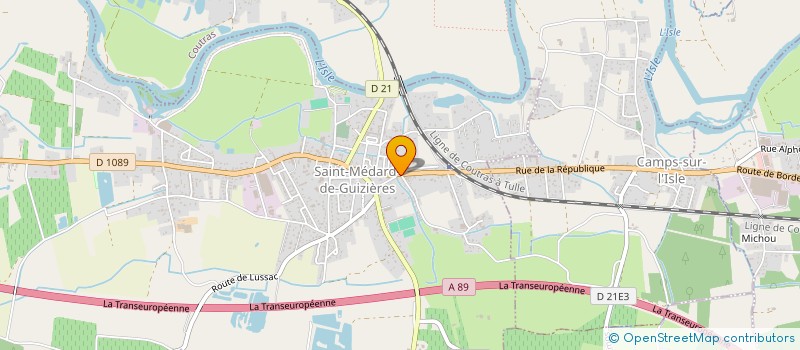 localisation de l'entreprise SCI BATAL  SAINT-MEDARD-DE-GUIZIERES