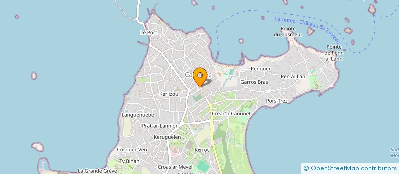 localisation de l'entreprise SCI BATAN  CARANTEC